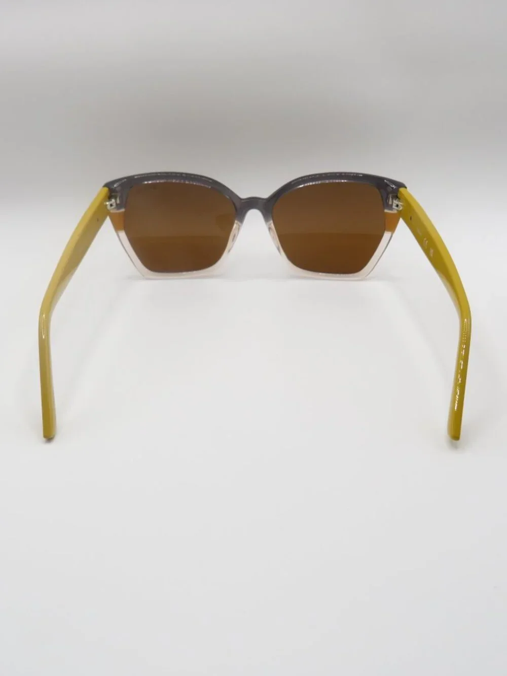 Guess New GU7912/S 41E Gray-Yellow-Clear/Brown Sunglasses.